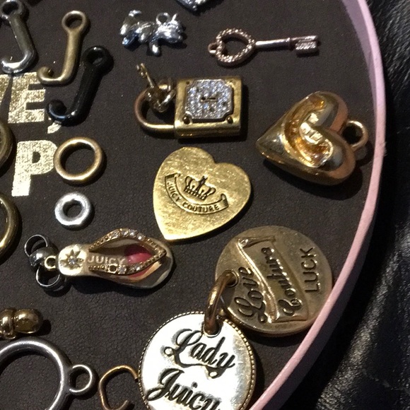 Juicy Couture scrap, mostly vintage, for repairs or upgrades 40 + pieces - Picture 2 of 10